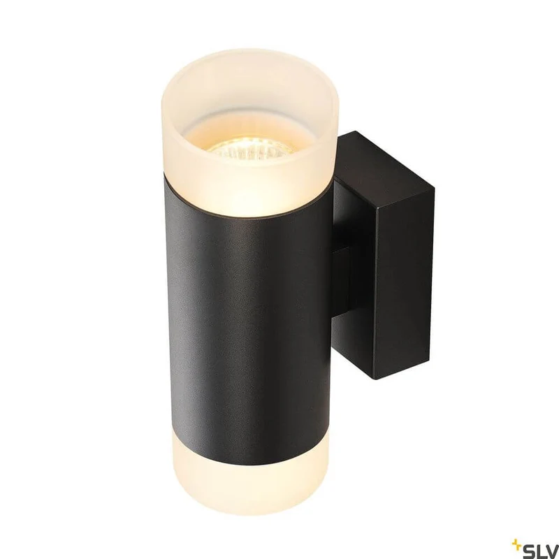 Astina Wandlampe QPAR51 Up & Down Schwarz