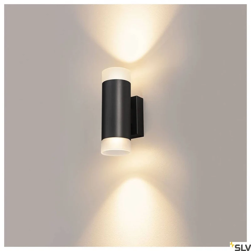Astina Wandlampe QPAR51 Up & Down Schwarz