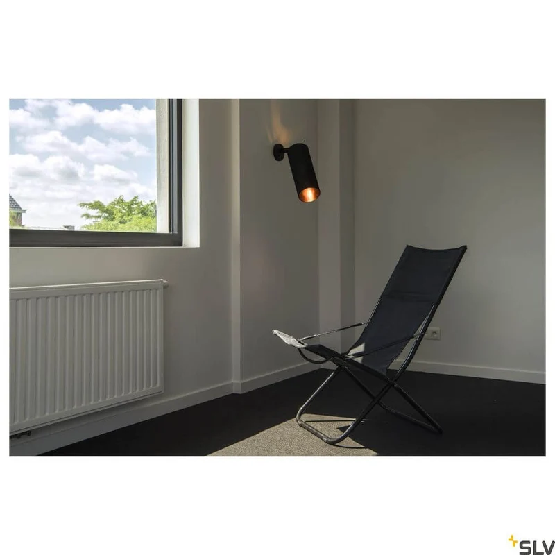 Fenda Wandleuchte E27 Schwarz (ohne Schirm)