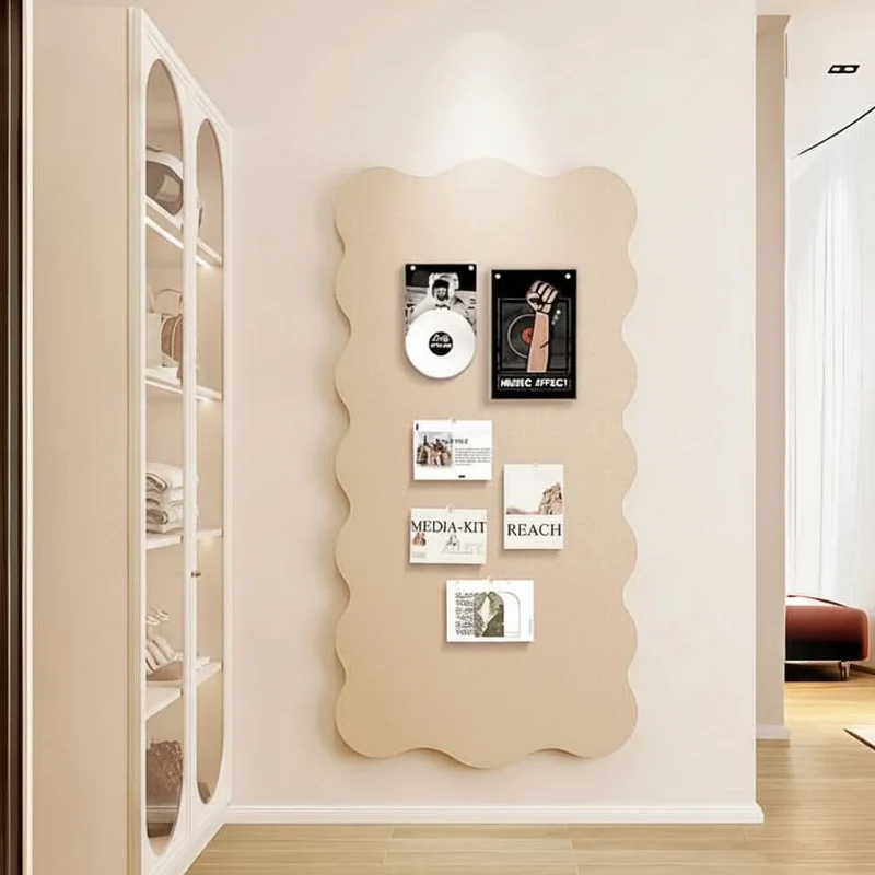 Vilten Prikbord Decoratief 60x120cm met Punaises voor Kantoor Thuiswerken Creatieve Ruimtes Muurbehang | Sansoti