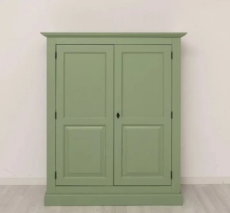 Casa Padrino Kleiderschrank im Landhausstil, 130 x 50 x 155 cm