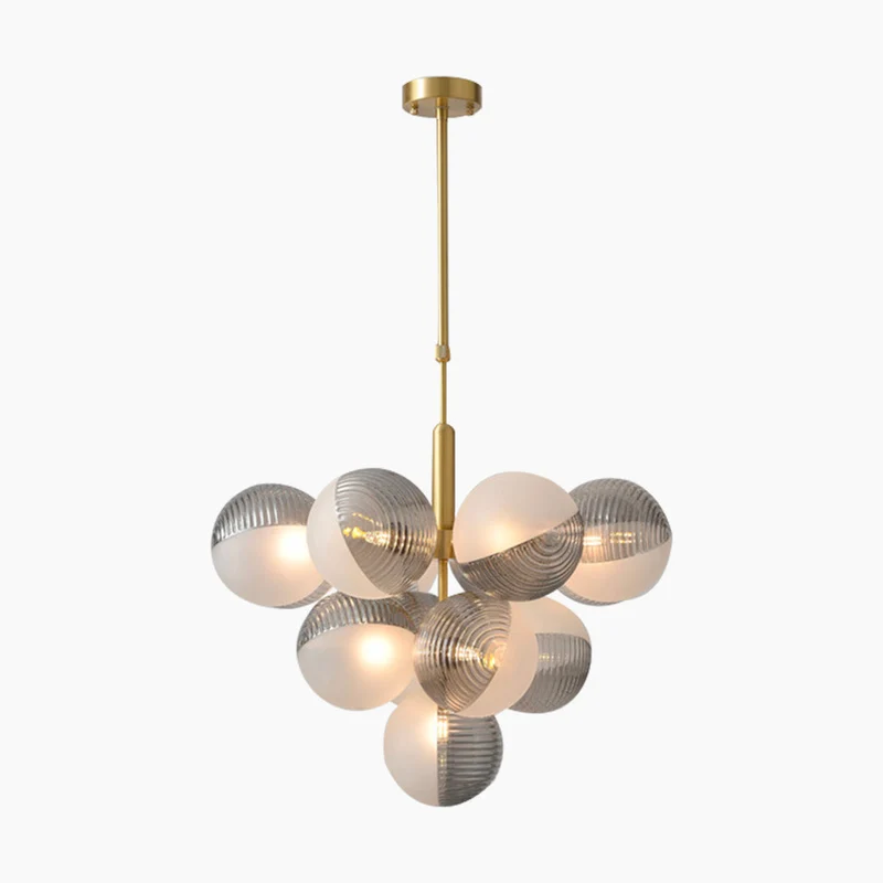 Glazen Bellen Kroonluchter Druiventros Design Hanglamp LED Woonkamer Eetkamer Modern Plafondverlichting Sfeerlampen | Sansoti