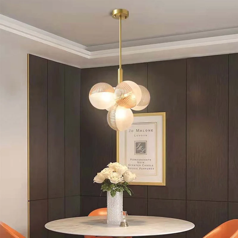 Glazen Bellen Kroonluchter Druiventros Design Hanglamp LED Woonkamer Eetkamer Modern Plafondverlichting Sfeerlampen | Sansoti