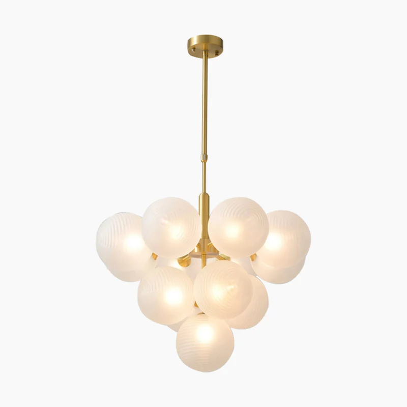 Glazen Bellen Kroonluchter Druiventros Design Hanglamp LED Woonkamer Eetkamer Modern Plafondverlichting Sfeerlampen | Sansoti