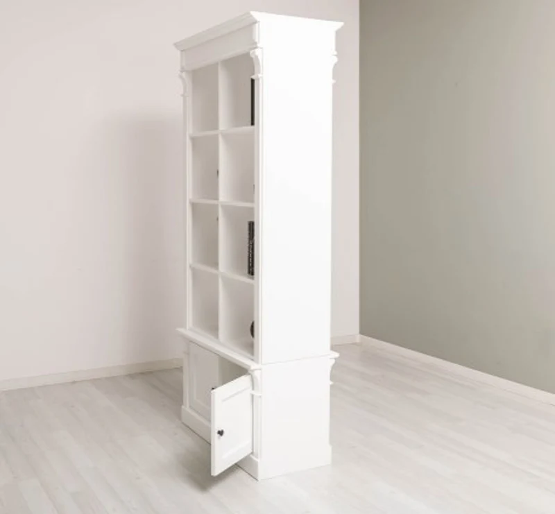 Casa Padrino Bücherregal im Landhausstil, 90 x 53 x 220 cm