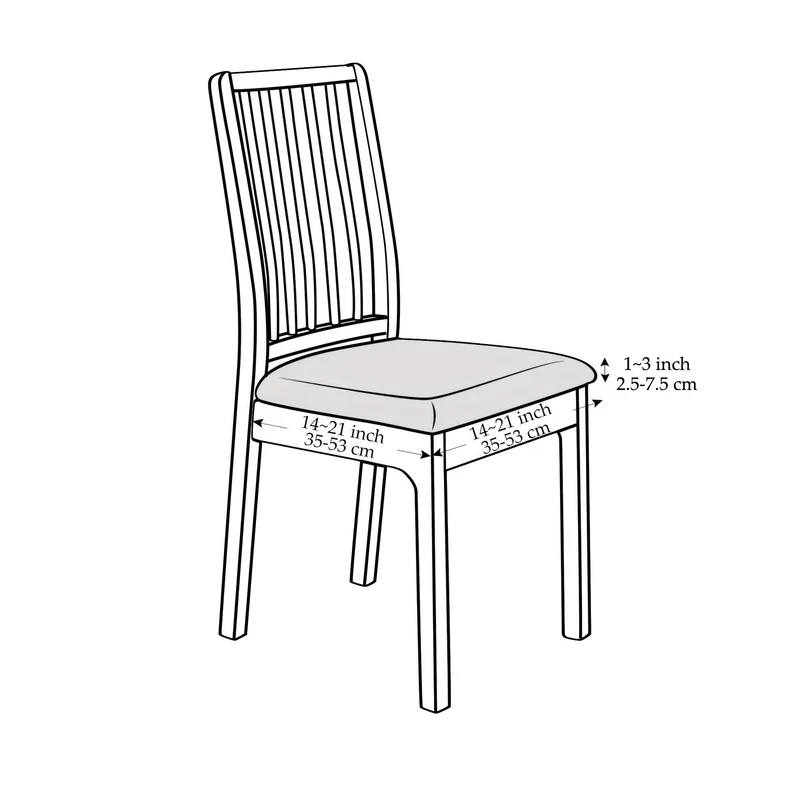 Elastische stoelhoes met zachte stretch voor eetkamerstoelen in moderne kleuren beige grijs afneembaar wasbaar | Sansoti