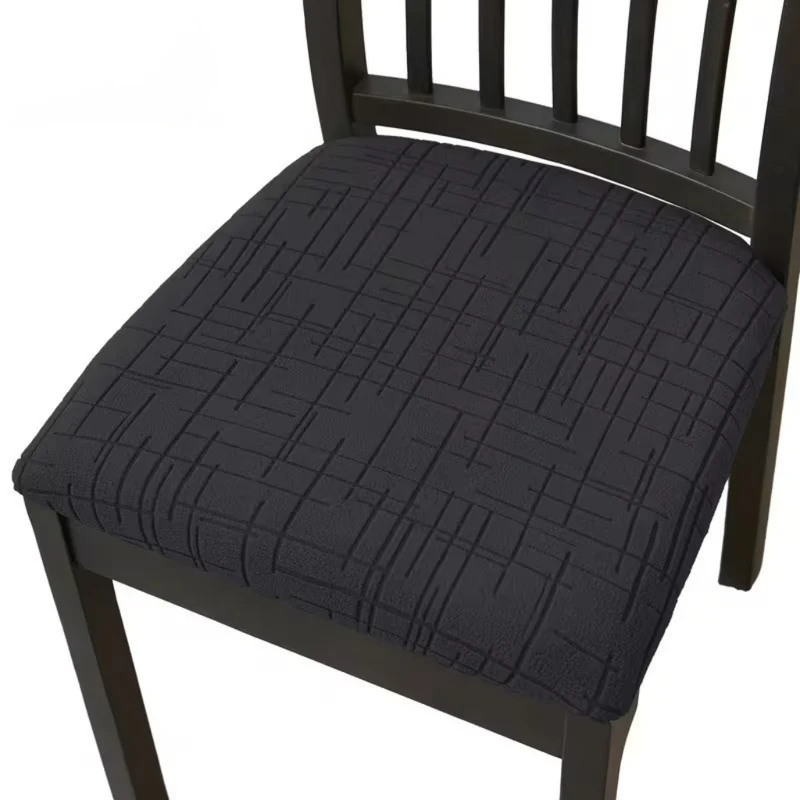 Elastische stoelhoes met zachte stretch voor eetkamerstoelen in moderne kleuren beige grijs afneembaar wasbaar | Sansoti