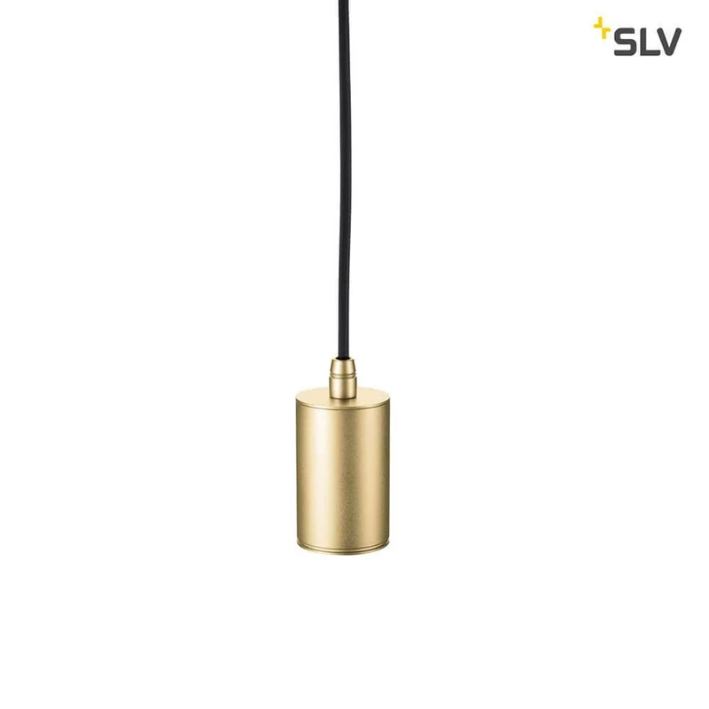 Fitu E27 Lampenfassung Soft Gold 5m mit offenen Kabelende