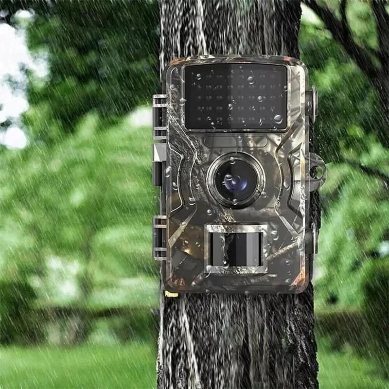 Wildlifecamera 1080P Nachtzicht Bewegingsdetectie Weerbestendig Bewakingscamera Buiten Jacht Natuur Wildlifeobservatie | Sansoti