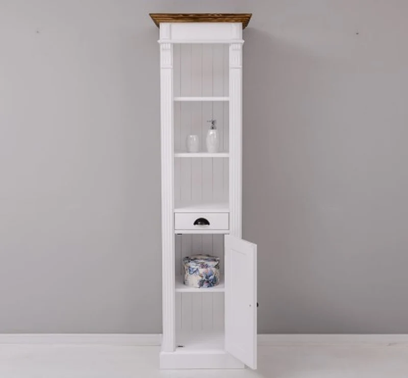 Casa Padrino Waschtisch im Landhausstil mit 1 Tür und 1 Schublade, 55 x 41 x 200 cm