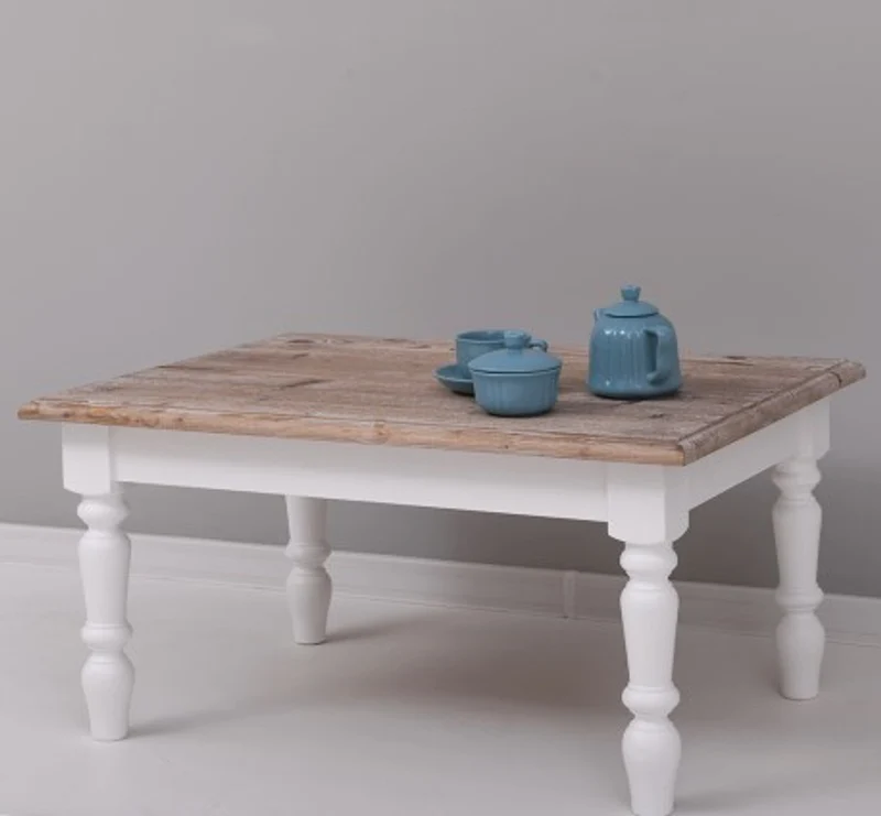 Casa Padrino Couchtisch im Landhausstil, 90 x 65 x 45 cm