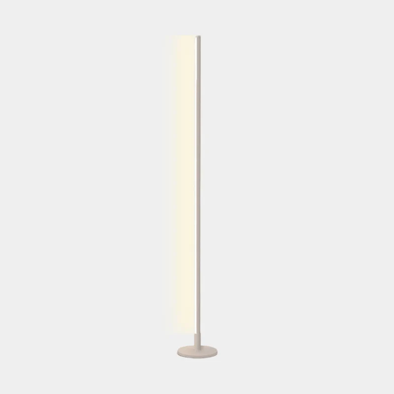 Slanke Staande LED Lamp Dimbaar met Afstandsbediening Aluminium IJzer Acryl Zwart Wit Modern Minimalistisch | Sansoti