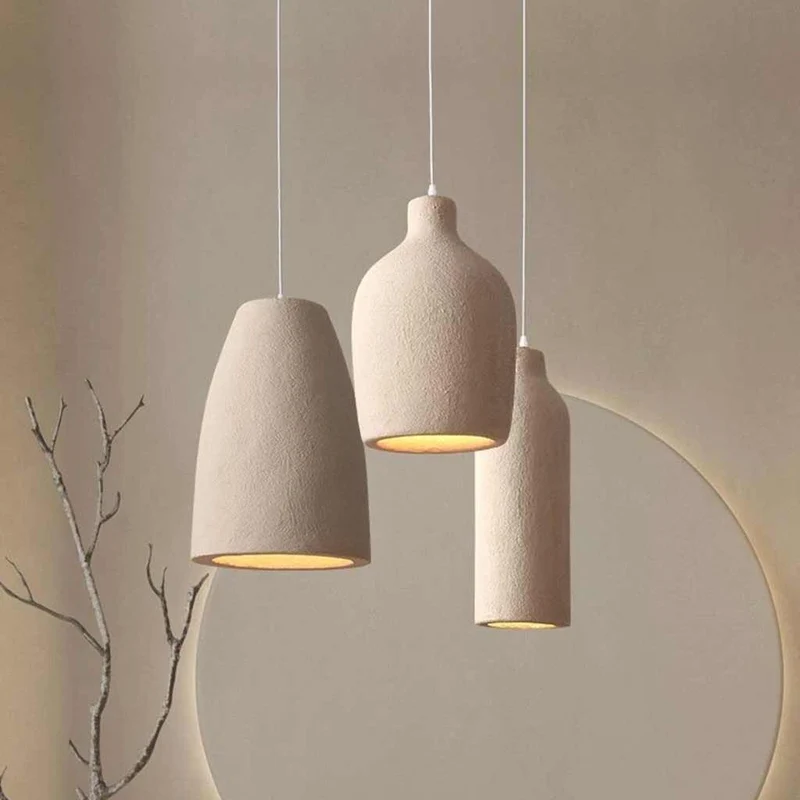 Hanglamp Polystyreen Beige Organische Vorm LED Instelbaar Licht Scandinavisch Minimalistisch Eetkamer | Sansoti