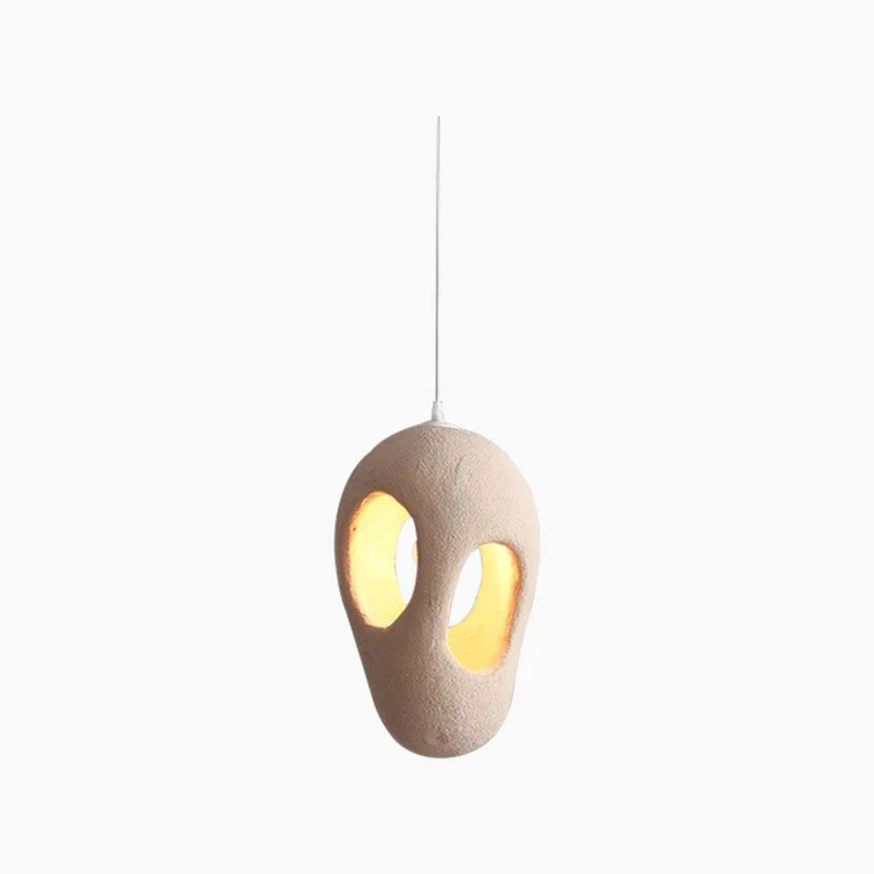 Hanglamp Polystyreen Beige Organische Vorm LED Instelbaar Licht Scandinavisch Minimalistisch Eetkamer | Sansoti