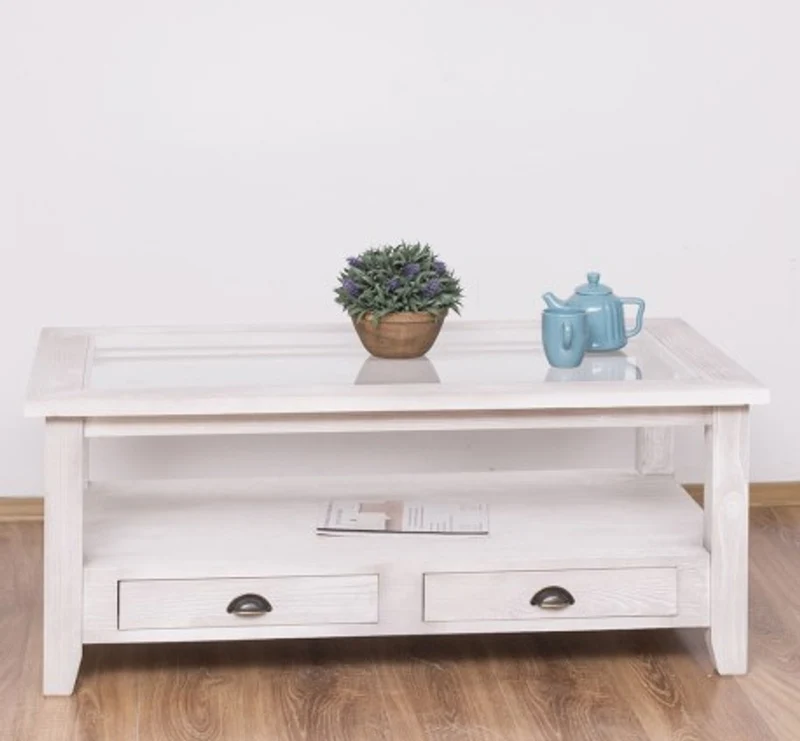 Casa Padrino Couchtisch im Landhausstil, 120 x 65 x 48 cm