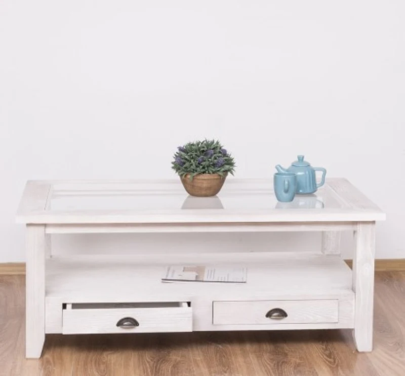 Casa Padrino Couchtisch im Landhausstil, 120 x 65 x 48 cm