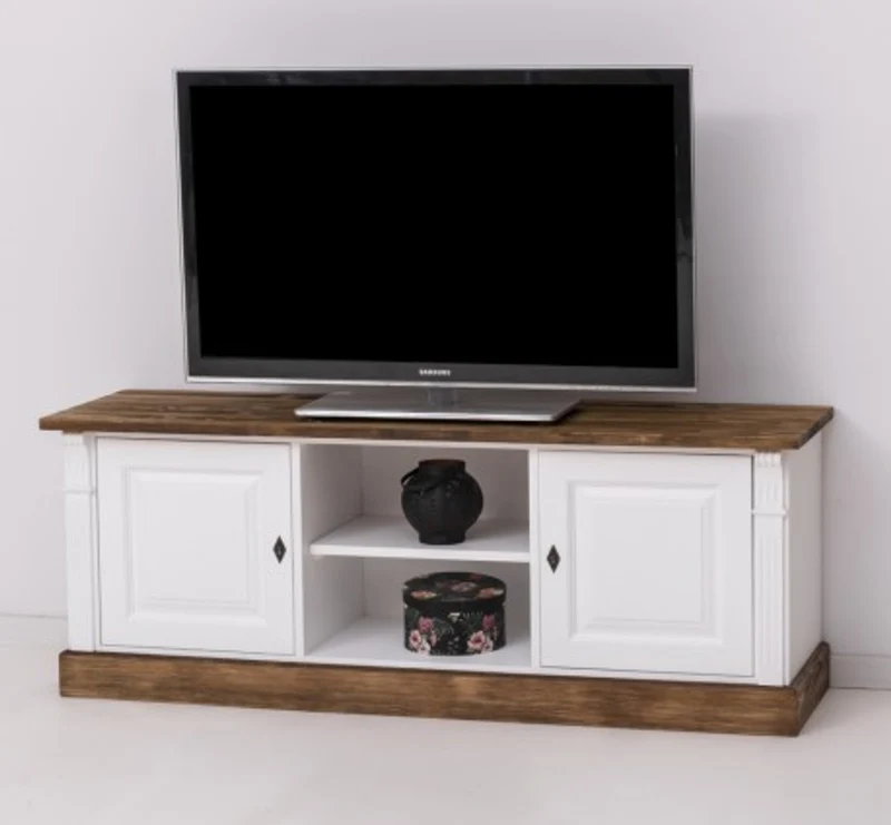 Casa Padrino Kommode im Landhausstil mit 2 Türen, 160 x 46 x 60 cm