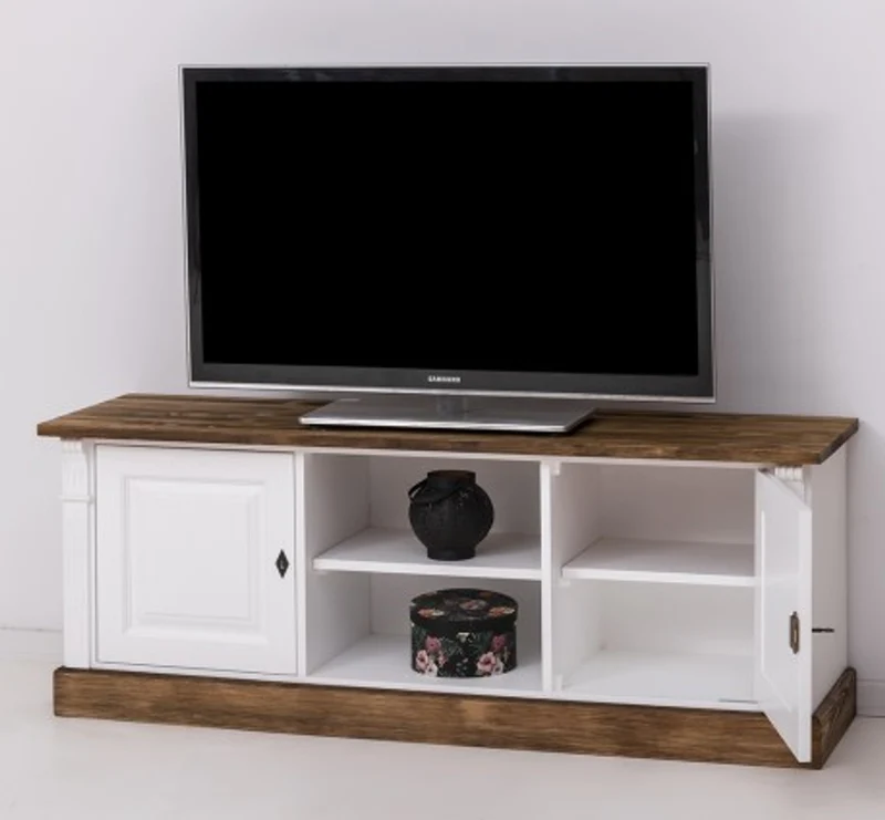 Casa Padrino Kommode im Landhausstil mit 2 Türen, 160 x 46 x 60 cm