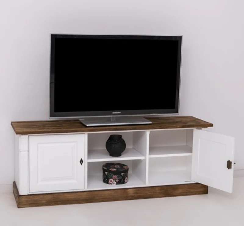 Casa Padrino Kommode im Landhausstil mit 2 Türen, 160 x 46 x 60 cm
