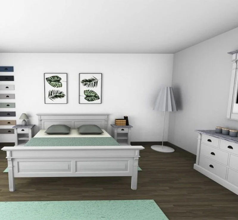 Casa Padrino Möbel Set im Landhausstil, 122 x 75 x 41 cm
