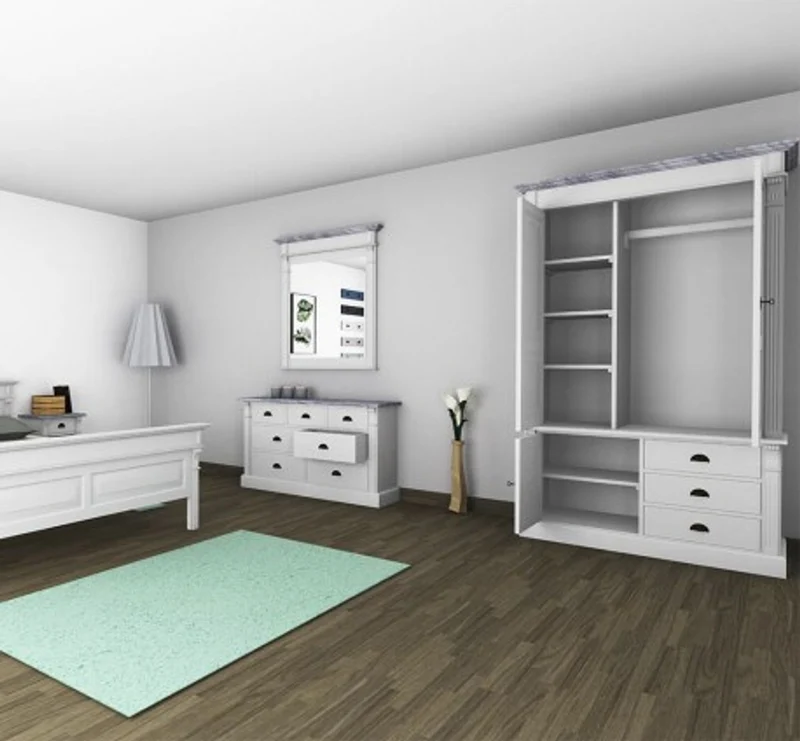 Casa Padrino Möbel Set im Landhausstil, 122 x 75 x 41 cm