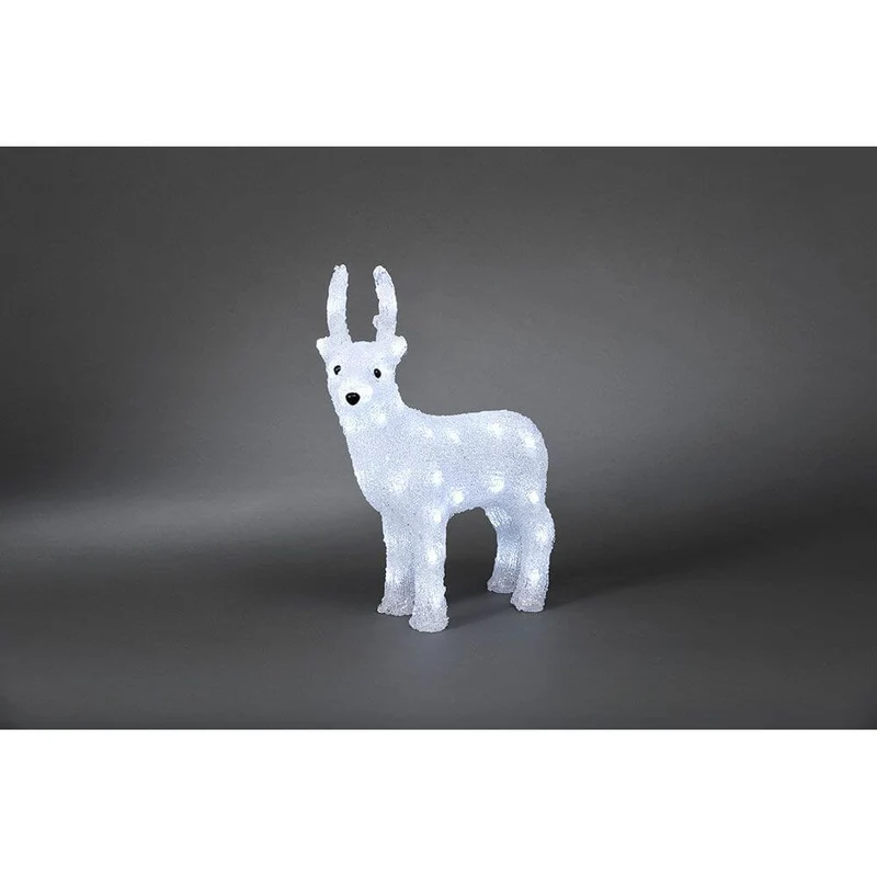 LED Acryl Rentier 40 Kaltweiße Dioden IP44