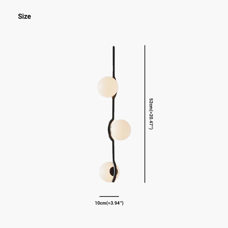Hanglamp met Glazen Bollen Meerlichts Kroonluchter Zwart Goud Modern Design voor Eetkamer en Woonkamer | Sansoti
