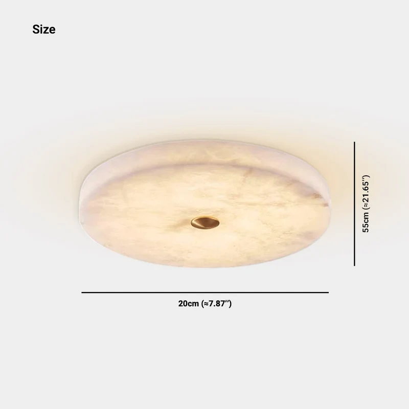 Ronde Marmeren Plafondlamp LED Verstelbaar Licht 3 Kleuren Modern Interieur Woonkamer Slaapkamer Studeerkamer | Sansoti