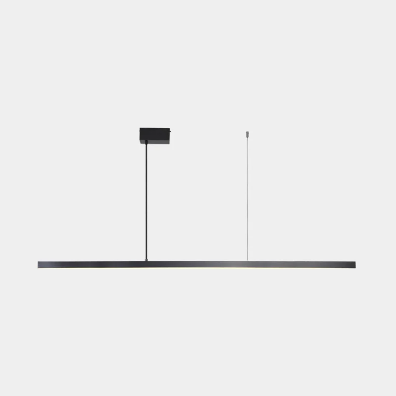 Pendant Light Brass Linear Dimmable LED, Black / Gold
