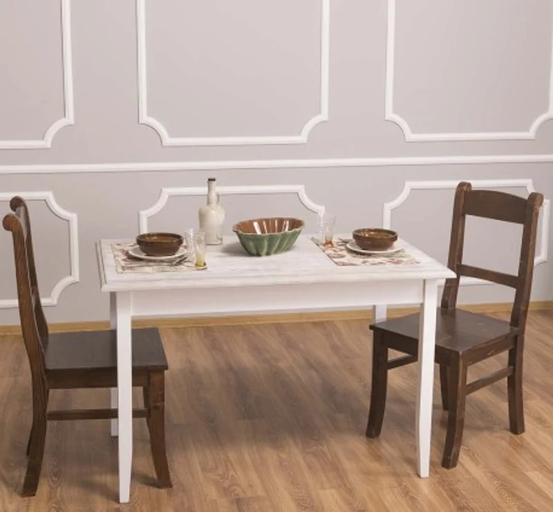 Casa Padrino Esstisch im Landhausstil, 120 x 70 x 78 cm