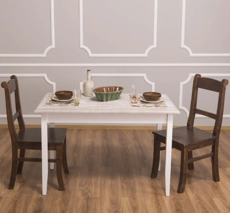 Casa Padrino Esstisch im Landhausstil, 120 x 70 x 78 cm