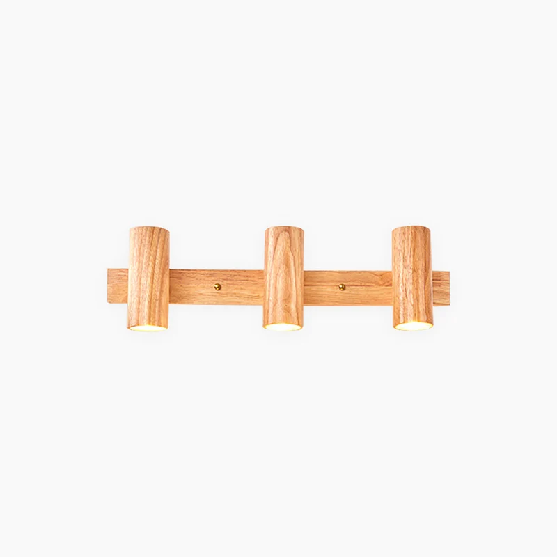 Verstelbare LED Railspot Hout Plafond Wand Verlichting Natuurlijk Design Sfeervolle Accentverlichting Woonruimtes | Sansoti