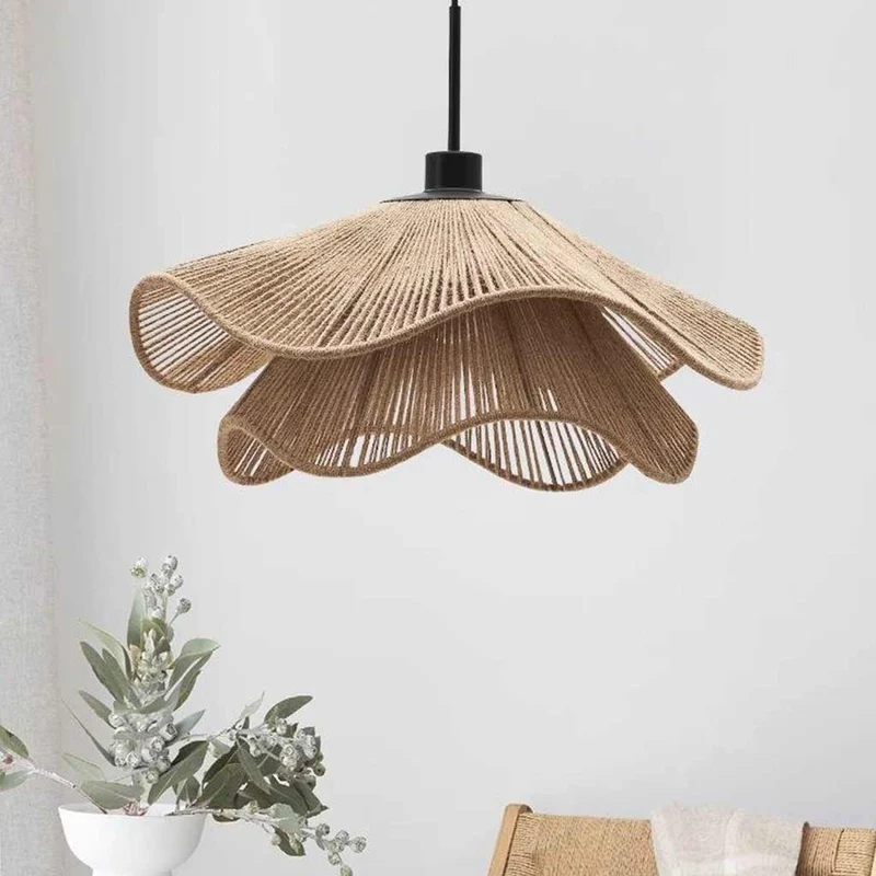 Hanglamp Gelaagde Bloembladkap Stoffen Plafondverlichting Woonkamer Eetkamer Lampenkap Scandinavisch Design | Sansoti