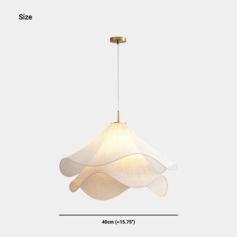 Hanglamp Gelaagde Bloembladkap Stoffen Plafondverlichting Woonkamer Eetkamer Lampenkap Scandinavisch Design | Sansoti
