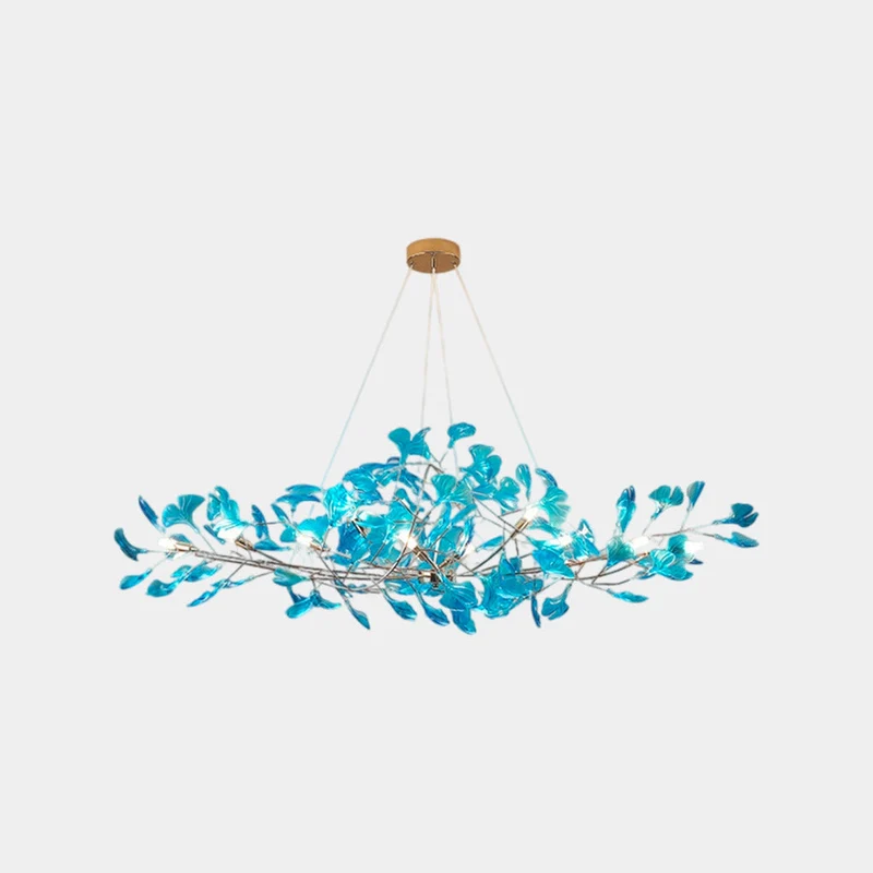 Hanglamp Ginkgoblad Acryl met LED 3 Lichttemperaturen Modern Design voor Eetkamer Woonkamer Slaapkamer | Sansoti