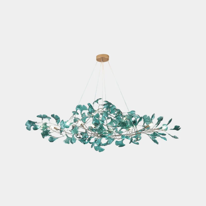 Hanglamp Ginkgoblad Acryl met LED 3 Lichttemperaturen Modern Design voor Eetkamer Woonkamer Slaapkamer | Sansoti