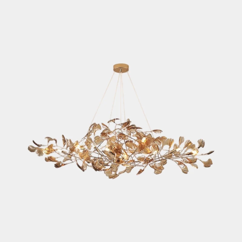 Hanglamp Ginkgoblad Acryl met LED 3 Lichttemperaturen Modern Design voor Eetkamer Woonkamer Slaapkamer | Sansoti