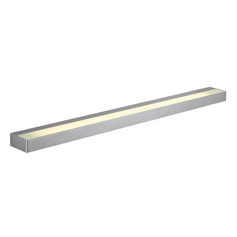 Sedo 21 LED Wandleuchte eckig Alu-Gebürstet Glas satiniert