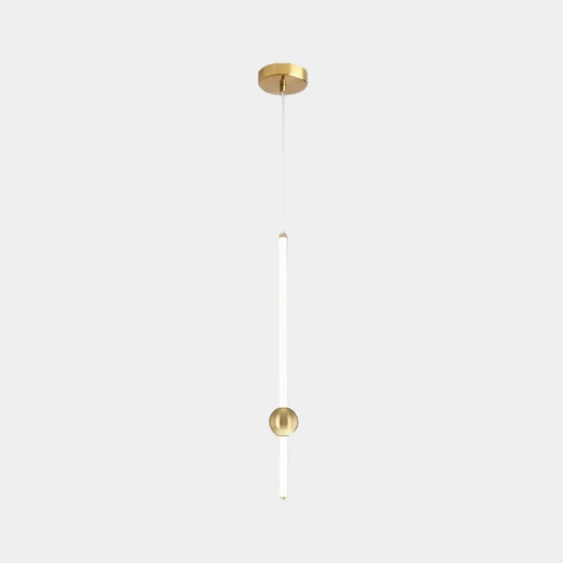 Lineaire Hanglamp LED met Glazen Bol IJzer Dimbaar Scandinavisch Modern Design Eetkamer Woonkamer Verlichting | Sansoti