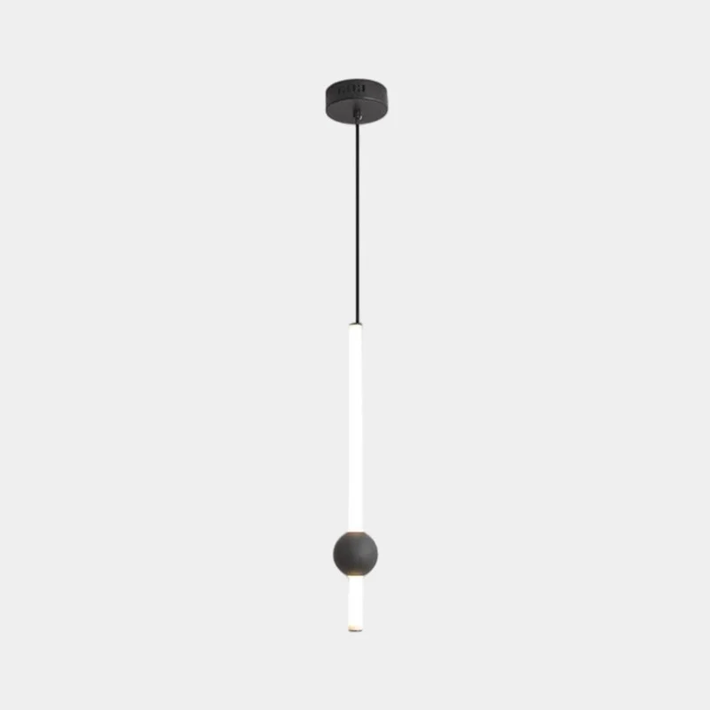 Hanglamp LED Lineair IJzer Glas Modern Minimalistisch Scandinavisch Design Eethoek Slaapkamer Woonkamer | Sansoti