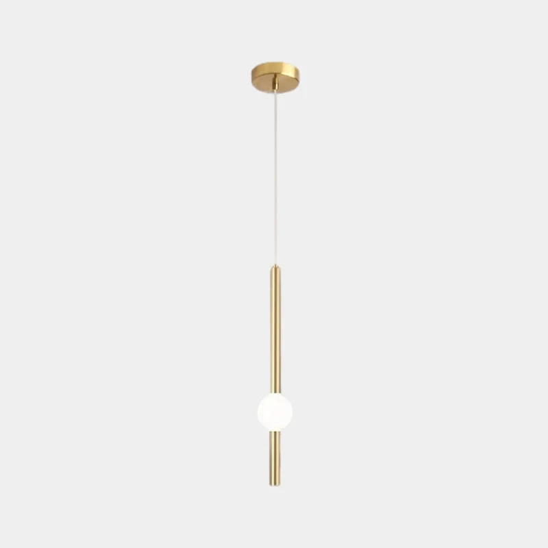 Hanglamp LED Lineair IJzer Glas Modern Minimalistisch Scandinavisch Design Eethoek Slaapkamer Woonkamer | Sansoti