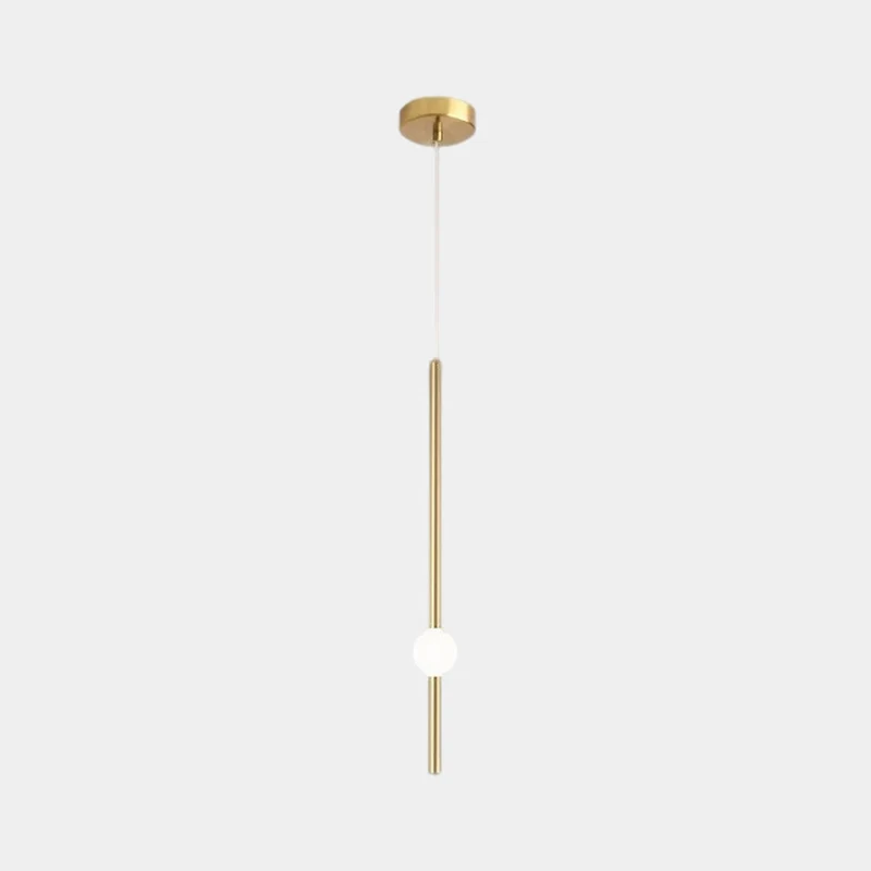 Hanglamp LED Lineair IJzer Glas Modern Minimalistisch Scandinavisch Design Eethoek Slaapkamer Woonkamer | Sansoti