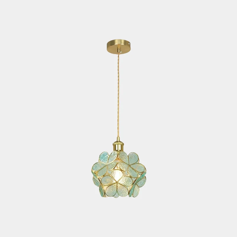 Hanglamp Bloemblaadjes Glas Messing Verstelbaar LED Verlichting Eetkamer Keuken Woonkamer Nordic Scandinavisch | Sansoti