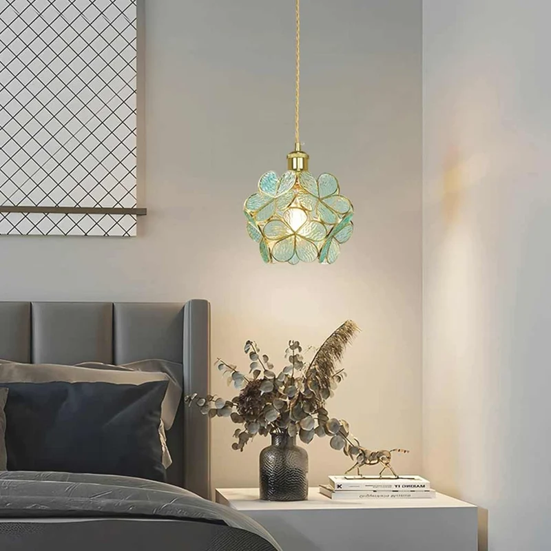 Hanglamp Bloemblaadjes Glas Messing Verstelbaar LED Verlichting Eetkamer Keuken Woonkamer Nordic Scandinavisch | Sansoti