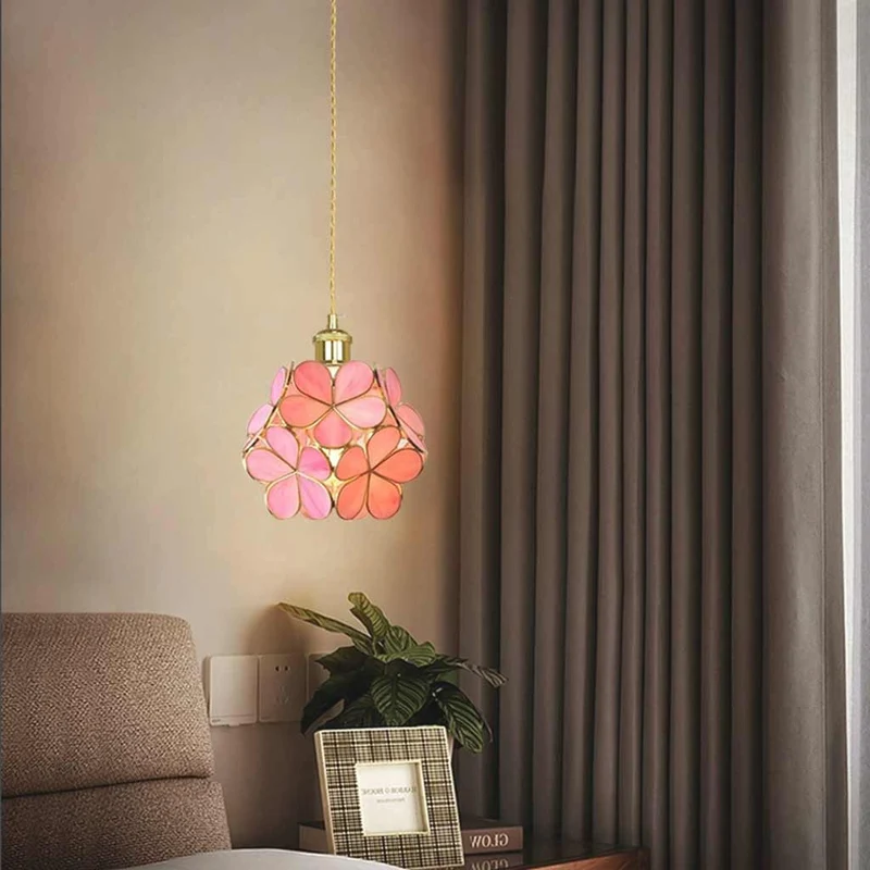 Hanglamp Bloemblaadjes Glas Messing Verstelbaar LED Verlichting Eetkamer Keuken Woonkamer Nordic Scandinavisch | Sansoti