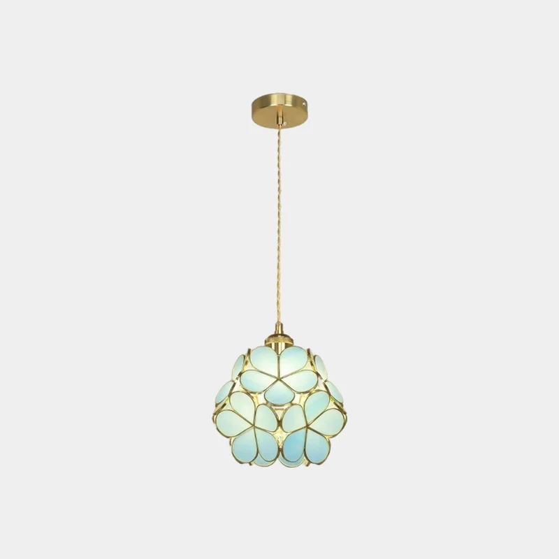 Hanglamp Bloemblaadjes Glas Messing Verstelbaar LED Verlichting Eetkamer Keuken Woonkamer Nordic Scandinavisch | Sansoti