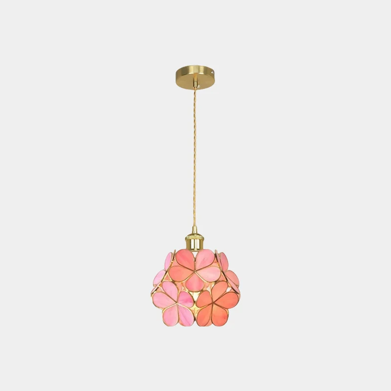 Hanglamp Bloemblaadjes Glas Messing Verstelbaar LED Verlichting Eetkamer Keuken Woonkamer Nordic Scandinavisch | Sansoti