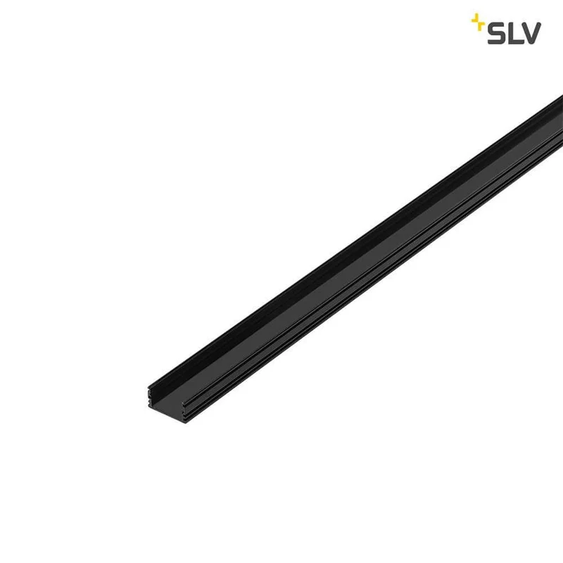 Glenos Linear-Profil 2713, 2m Mattschwarz