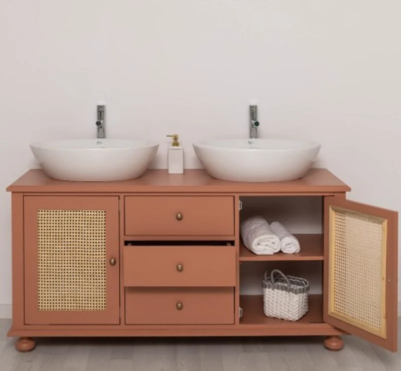 Casa Padrino Waschtisch im Landhausstil, 150 x 51 x 75 cm