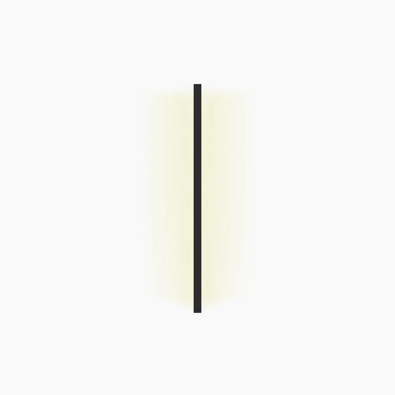 Lineaire LED Wandlamp Aluminium Dimbaar Zwart Wit Modern Smal Design Slaapkamer Woonkamer Sfeerverlichting | Sansoti